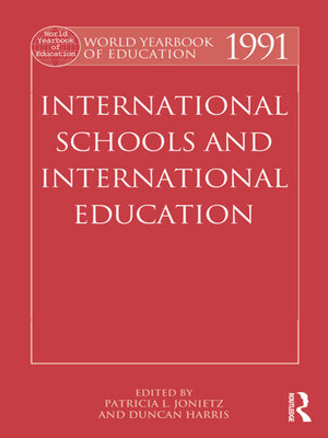 cover image of World Yearbook of Education 1991